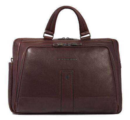 PIQUADRO Carl 2 Handle Briefcase 15,6" M Dark Brown