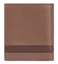 PIQUADRO Paul Vertical Men´s Wallet with Coin Case RFID Natural Tan