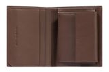 PIQUADRO Paul Vertical Men´s Wallet with Coin Case RFID Natural Tan