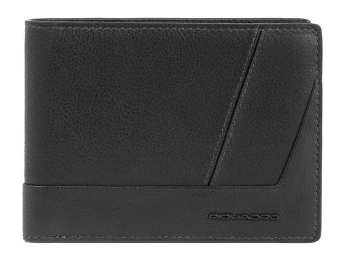 PIQUADRO Carl Men´s Wallet with Coin Case RFID Black