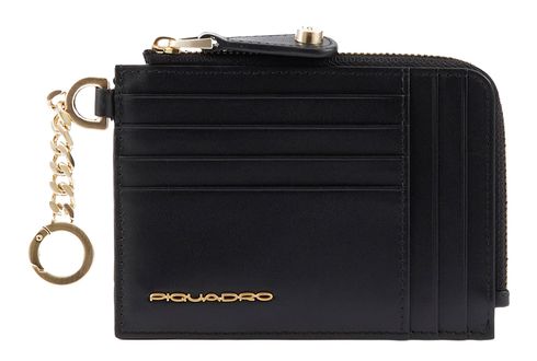 PIQUADRO Ray Coin Pouch RFID Black