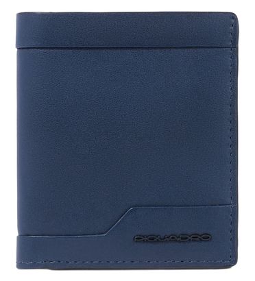 PIQUADRO FXP Vertical Men´s Wallet with Coin Pocket RFID Blue