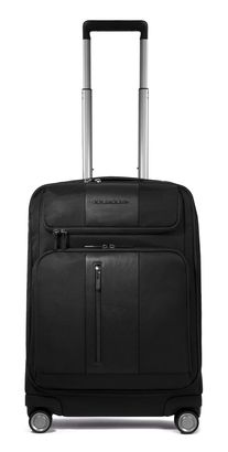 PIQUADRO Brief2 Slim Cabin Trolley Black