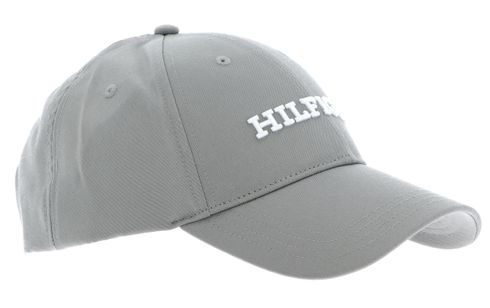 TOMMY HILFIGER TH Monotype Canvas Cap Antique Silver