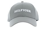TOMMY HILFIGER TH Monotype Canvas Cap Antique Silver TOMMY HILFIGER TH Monotype Canvas Cap Antique Silver
