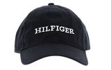 TOMMY HILFIGER TH Monotype Soft 6 Panel Cap Black TOMMY HILFIGER TH Monotype Soft 6 Panel Cap Black