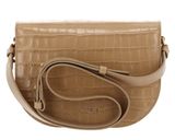 COCCINELLE Dew Crossbody Shiny Soft Croco Print Leather Fresh Beige COCCINELLE Dew Crossbody Shiny Soft Croco Print Leather Fresh Beige