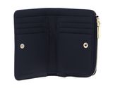 COCCINELLE Metallic Soft Wallet Grained Leather Midnight Blue COCCINELLE Metallic Soft Wallet Grained Leather Midnight Blue