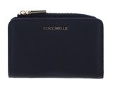 COCCINELLE Metallic Soft Wallet Grained Leather Midnight Blue COCCINELLE Metallic Soft Wallet Grained Leather Midnight Blue