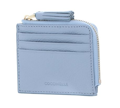 COCCINELLE Tassel Credit Card Holder Mist Blue