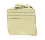 COCCINELLE Tassel Credit Card Holder Lime Wash COCCINELLE Tassel Credit Card Holder Lime Wash