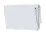 COCCINELLE Metallic Soft Wallet Grainy Leather Brillant White
