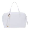COCCINELLE Coccinelle Gleen Handbag Grained Leather Brillant White