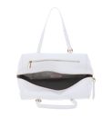 COCCINELLE Coccinelle Gleen Handbag Grained Leather Brillant White