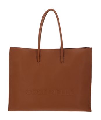 COCCINELLE Myrtha Maxi Log Handbag Grained Leather Cuir