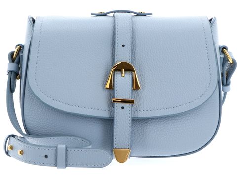 COCCINELLE Coccinelle Magalu Handbag Grained Leather Mist Blue