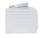 COCCINELLE Tassel Credit Card Holder Brillant White COCCINELLE Tassel Credit Card Holder Brillant White