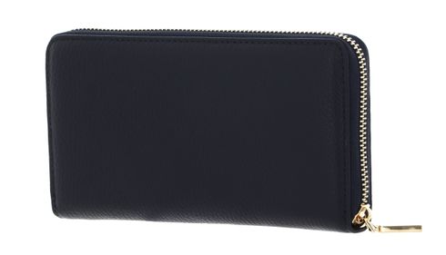 COCCINELLE Geldbörse Wallet Grained Leather Midnight Blue | modeherz