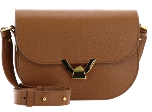 COCCINELLE Dew Crossbody Grained Leather Cuir