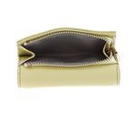 COCCINELLE Metallic Soft Wallet Grained Leather Lime Wash
