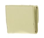 COCCINELLE Metallic Soft Wallet Grained Leather Lime Wash