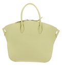 COCCINELLE Flare Hand Bag Grained Leather Lime Wash COCCINELLE Flare Hand Bag Grained Leather Lime Wash