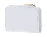 COCCINELLE Metallic Soft Wallet Grained Leather Brillant White COCCINELLE Metallic Soft Wallet Grained Leather Brillant White