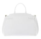 COCCINELLE Kliche Handbag Grained Leather Brillant White