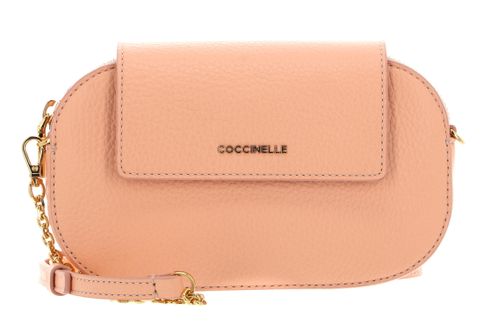 COCCINELLE Faint Mini Bag Grained Leather Sunrise