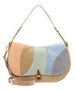 COCCINELLE Magie Handbag Suede Leather Multi Sun / Fr. Be
