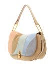 COCCINELLE Magie Handbag Suede Leather Multi Sun / Fr. Be