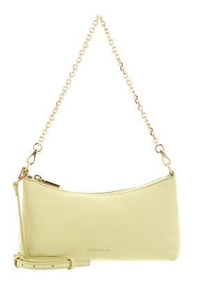 COCCINELLE Aura Mini Bag Grained Leather Lime Wash