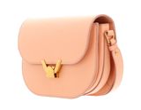 COCCINELLE Dew Crossbody Grained Leather Sunrise