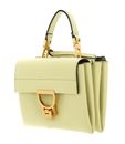 COCCINELLE Arlettis Signature Handbag Grained Leather Lime Wash