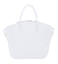 COCCINELLE Flare Hand Bag Grained Leather Brillant White