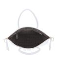 COCCINELLE Flare Hand Bag Grained Leather Brillant White