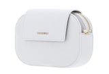 COCCINELLE Faint Mini Bag Grained Leather Brillant White