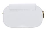 COCCINELLE Faint Mini Bag Grained Leather Brillant White