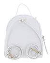COCCINELLE Voile Backpack Grained Leather Brillant White COCCINELLE Voile Backpack Grained Leather Brillant White