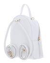 COCCINELLE Voile Backpack Grained Leather Brillant White COCCINELLE Voile Backpack Grained Leather Brillant White