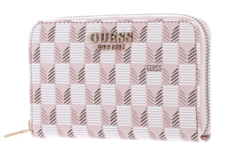 GUESS Laurel Zip Around M Light Pink Logo