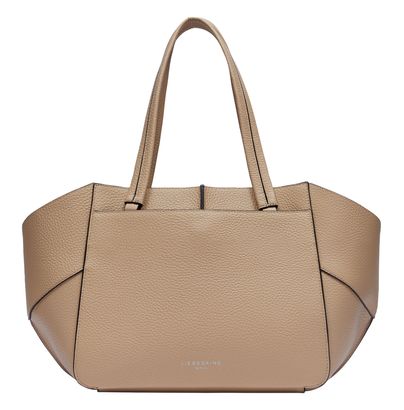 LIEBESKIND BERLIN Lilly Heavy Pebble Shopper M Sandy