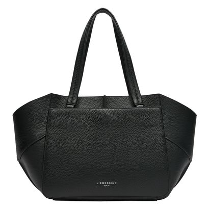 LIEBESKIND BERLIN Lilly Heavy Pebble Shopper M Black