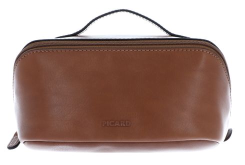 PICARD Toscana Toiletry Bag Camel PICARD Toscana Toiletry Bag Camel