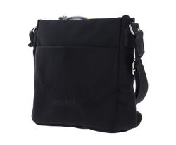 Lucky Brand Vala Small Genuine Leather Crossbody Bag - Convertible To Clutch Or Wallet, Black