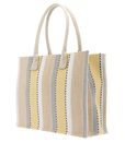 SEIDENFELT MANUFAKTUR Hulu Shopper Beige Mx / Gold SEIDENFELT MANUFAKTUR Hulu Shopper Beige Mx / Gold