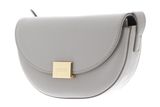 SEIDENFELT MANUFAKTUR Ellanda Saddle Bag Light Grey / Gold