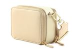 SEIDENFELT MANUFAKTUR Falun Tricolor Crossbody Stone Shades / Gold