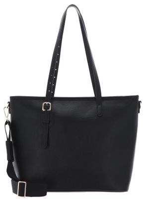 SEIDENFELT MANUFAKTUR Heby Shopper Black / Gold