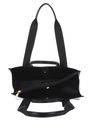 SEIDENFELT MANUFAKTUR Maleras Shopper Black / Gold SEIDENFELT MANUFAKTUR Maleras Shopper Black / Gold